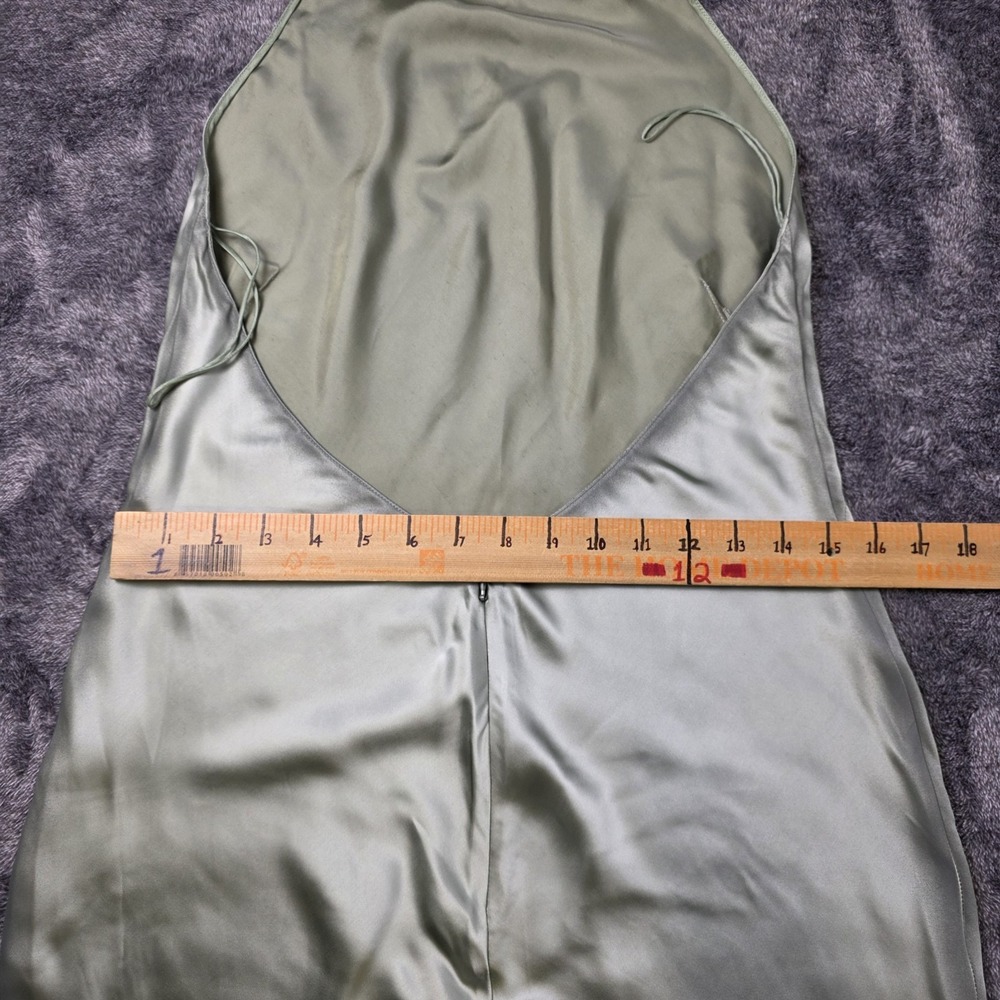 Ralph Lauren Purple Label Chilton Washed Satin Evening Dress Size 10 $3490 - Picture 5 of 15